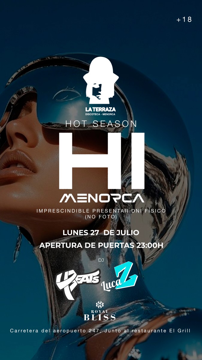 HI MENORCA LUNES 27.07